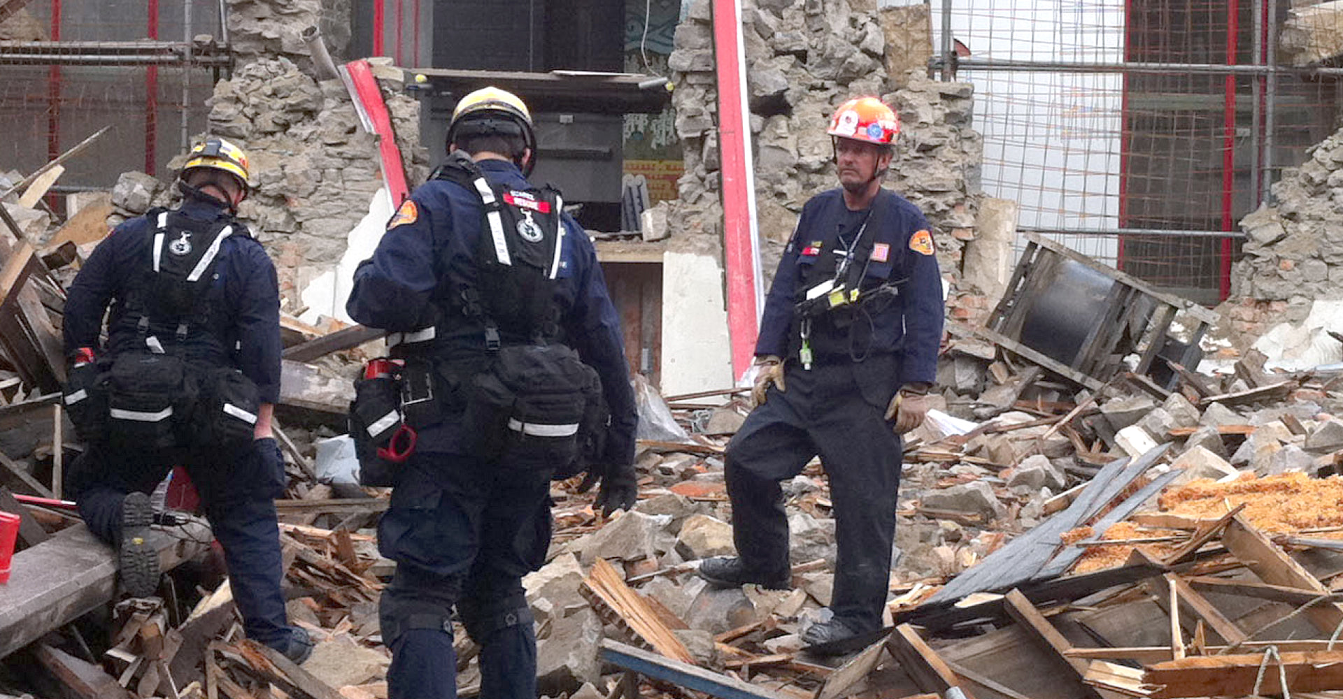 Wolfpack Gear Urban Search and Rescue USAR packs in action