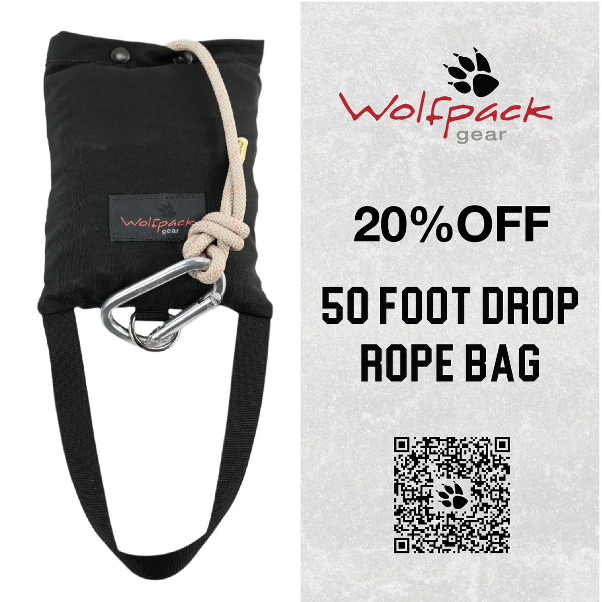 50 Foot Drop Rope - IAFF Discount
